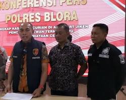 RESKRIM POLRES BLORA BEKUK RESIDIVIS PEMBOBOLAN RUMAH DI JIKEN